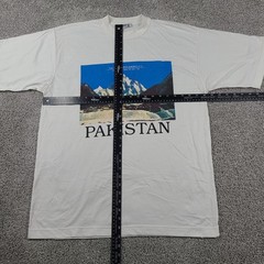 K2 Mountain Pakistan T-Shirt Men’s Size XL White Savage Mountain NEW