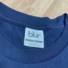 Blur GU Band T-Shirt Navy Blue Size M Britpop Oasis Radiohead Rock Tee Japan