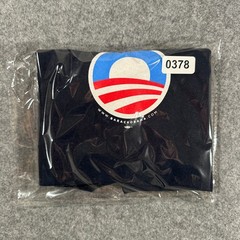 Barack Obama Presidential Election Black Shirt 2008 Bayside Tag USA – Size Small
