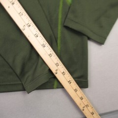 REI Shirt Mens Medium Long Sleeve High Neck Outdoors Crew Neck Green Stretch