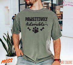 Unisex Pawsitively Adorable Dog Paw Print T-Shirt – Cute Pet Lover Graphic Tee