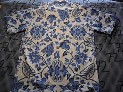 Large NWOT Indonesia Button Up Damaged Shirt