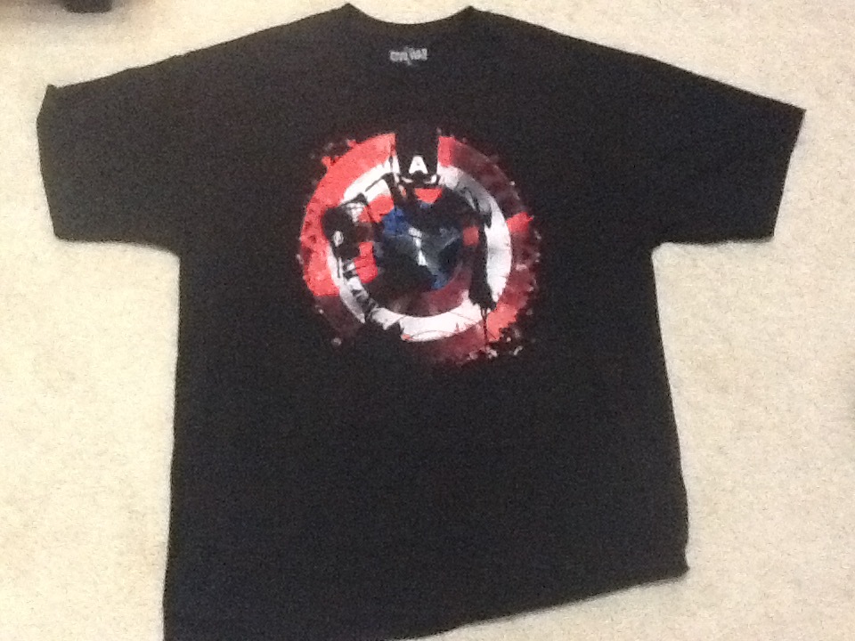 Captain America NEW T-SHIRT Men’s XL Size EXTRA LARGE Avenger’s Civil War Marvel