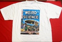 Vintage 90’s Graphitti Designs, Weird Science shirt, Wally Wood EC, White, NOS