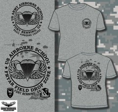 Fort Benning, GA US Airborne School Fryar Field Drop Zone Outstanding T shirt