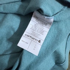 Carhartt Loose Fit Heavyweight Long Sleeve Logo Original Blue Men’s Large