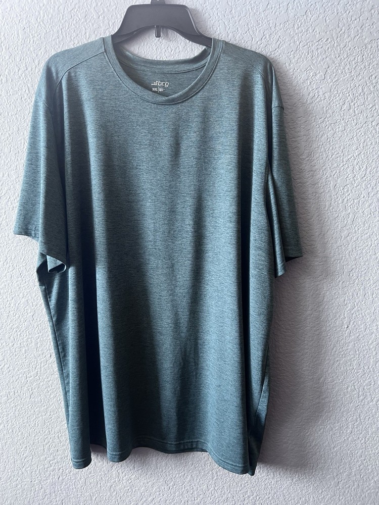 BCG Men’s Active Performance Tee – Size 3XL – Heather Green Great Condition