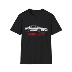 1988 Monte Carlo SS T-Shirt White G-Body Muscle Car Tee Retro Chevy Graphic