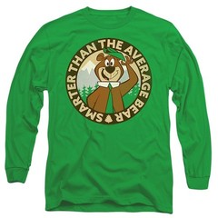 Yogi Bear Smarter Than the Average Bear T-Shirt – Short or Long Sleeve – Green