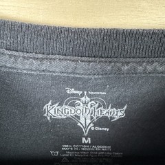Kingdom Hearts Disney Square Enix Anime RPG Video Game Promo T Shirt Sz Medium