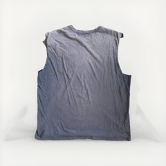 SUN FADED Carhartt Men’s thrashed Sleeveless Shirt Black XL Relaxed Fit Workwear