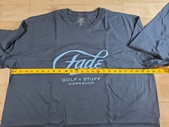New!! Men’s XXL Fade Golf n’ Stuff Workshop Long Sleeve T-Shirt Script Logo