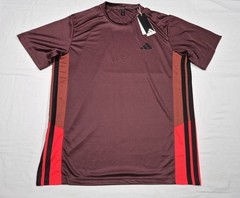 Adidas Mens Multi Sports Training Aurora Ruby TR ESS Tee shirt JE5701 Running