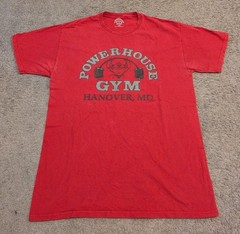 Powerhouse Gym Hanover Maryland Red T-Shirt Men’s Medium