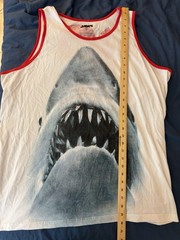 Jaws Tank Top Men’s Sz 2XL Movie Spielberg Shirt Workout Shirt