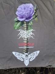Darc Sport Mori Rose Distressed Grunge Tee In Mojave Brown Size M