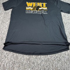 Under Armour UA Shirt Mens Large Loose Fit Tee Billings West Basketball Black