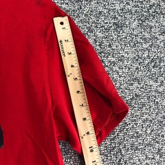 Eternity BC / AD World Wide T-Shirt Tee Red Mens Sz L Smiley Face Crew Neck Soft