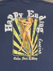 Happy Ending Cantina Blue Shirt Y2K Skater Streetwear Retro – Men’s XXL 2XL