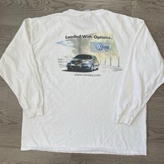 Vintage Volkswagen drivers wanted visa size xl White Long sleeve Shirt
