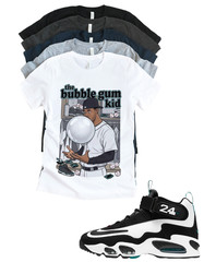 OG Sneaker Matching Tshirt for Griffey Bubble Gum Freshwater Sneaker Match Tee