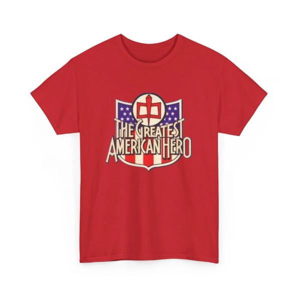 Greatest American Hero Retro Graphic T-Shirt for Comic Fans, Casual Style