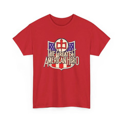 Greatest American Hero Retro Graphic T-Shirt for Comic Fans, Casual Style
