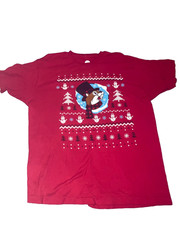 Buc-ee’s Christmas T Shirt Mens XL Red Graphic Worth Melting For Holiday