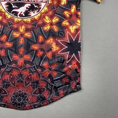 Lost Lands Electronic Music Festival Baseball Jersey Dino Print Men’s Small NEW