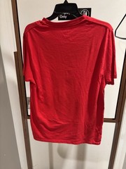 Red and white Santa suit t-shirt size medium by Holiday Time. EUC