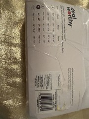 NWT Deal Worthy 3 Pack Crew Neck T-Shirts Cotton Blend White Size XL 46-48″