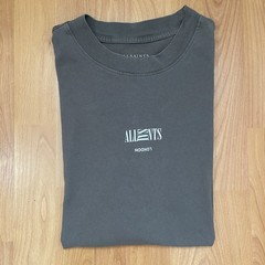 All Saints London Streetwear Boxy Gray T-Shirt Men’s Small