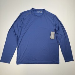 Ralph Lauren RLX Golf Performance Mesh Tee Long Sleeve T-Shirt Royal Navy Sz M
