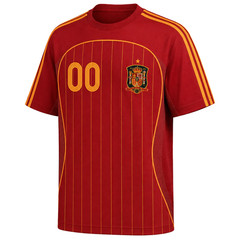 Spain Euro Style Jersey Custom Name
