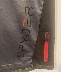 Spyder Mens Black Gray Breathable Quick Dry Performance T-shirt Top Size Medium