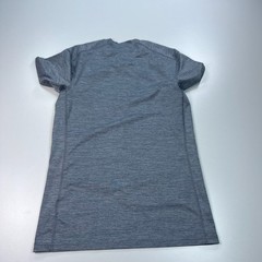 Nike Fitness Shirt Mens Small Fitted Gray Crew Neck Dri Fit Lightweight Stretch