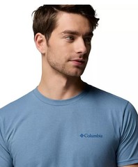 Columbia Men’s Arrr Graphic T-Shirt Size 2XL Color Steel Blue