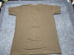 New Brown Military undershirt XL Shirt 8420-01-112-1477 unicor Combed Cotton