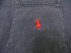 VTG Polo Ralph Lauren T-Shirt Mens Large Logo Chest Pocket Short Sleeve Preppy