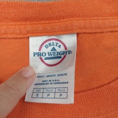 Delta Shirt Mens Small Orange Honoring Tradition 1926-2007 Native Graphic Tee