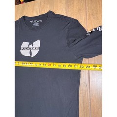 Wu Tang Forever 2017 Long Sleeve single stitch Black L/G Hip Hop Rap Concert Tee
