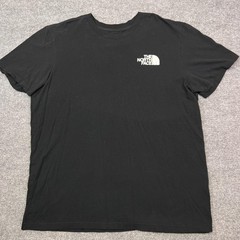 The North Face Shirt Mens XL Black Never Stop Exploring Logo Back Graphic Tee