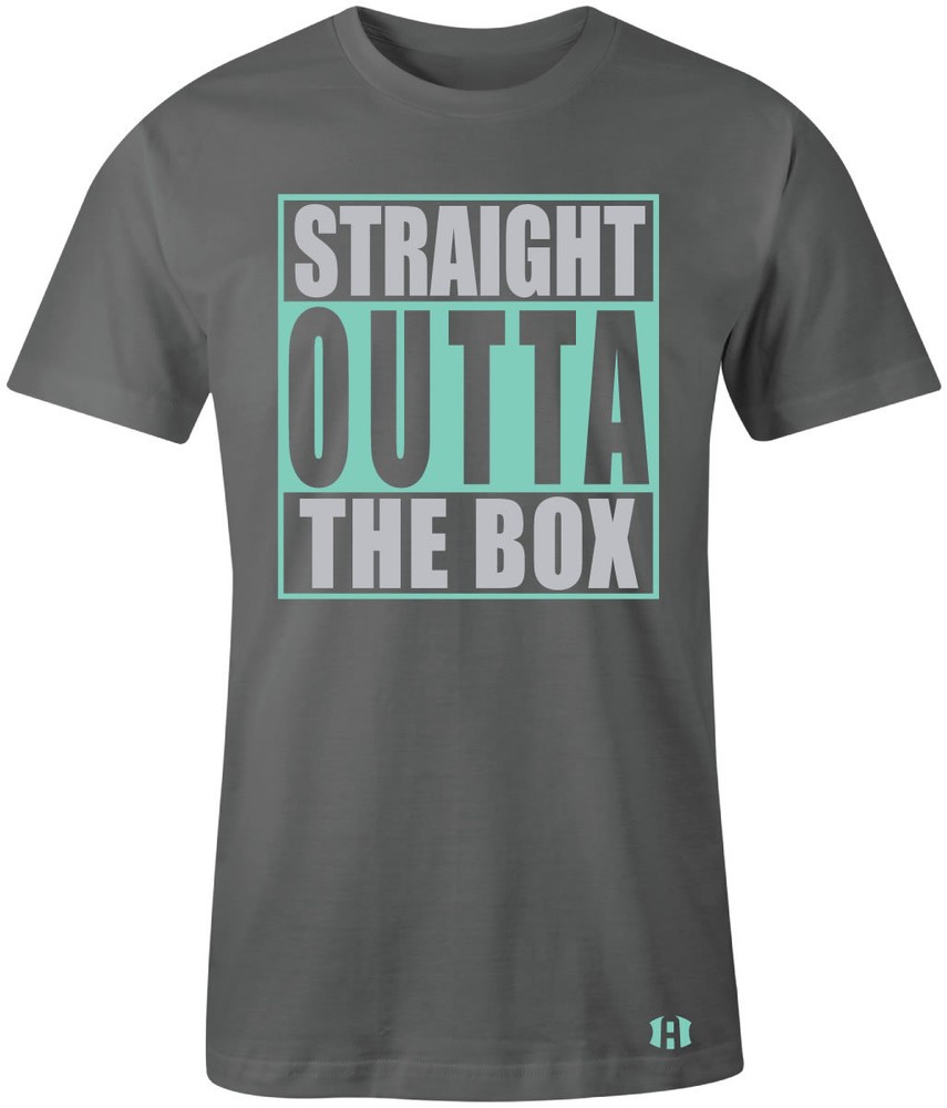 “STRAIGHT OUTTA THE BOX” T-Shirt to Match Air Retro 6 “GREEN GLOW” GS
