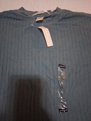 Perry Ellis 100% Cotton Short Sleeve Shirt Size XL