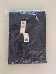 NWT – EXPRESS Men’s Navy Linen-Blend Pocket Short Sleeve Shirt Sz XL – $38