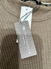 NWT Men’s XL Travis Mathew Waffle Knit Crew Souvenir Stand Shirt Espresso