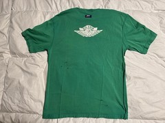 Nike Jordan Rare Air Stadium Green Distressed Shirt IB3130-324 Mens Small
