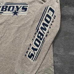 Vintage Dallas Cowboys NFL Gray Long Sleeve T-Shirt Size XL