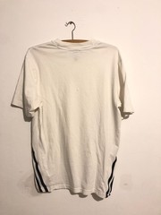 Adidas Men’s White T-Shirt Short Sleeve Logo Tee Size S Slim Fit Casual Sport