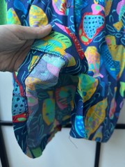 Ken Done Vintage Novelty Print Button Up Fish Pop Art Oceancore Deep Sea – S